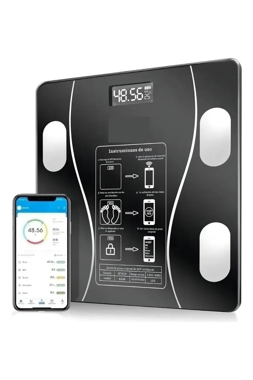 Báscula Inteligente Bluetooth BioFit Max® + ENVÍO GRATIS