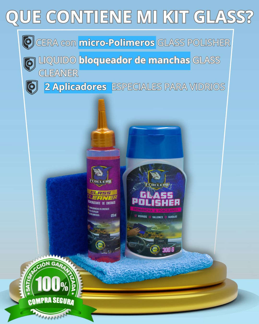 POTENTE DESMANCHADOR DE VIDRIOS