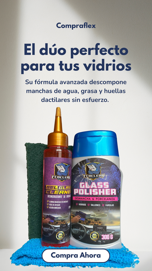 POTENTE DESMANCHADOR DE VIDRIOS + ENVÍO GRATIS