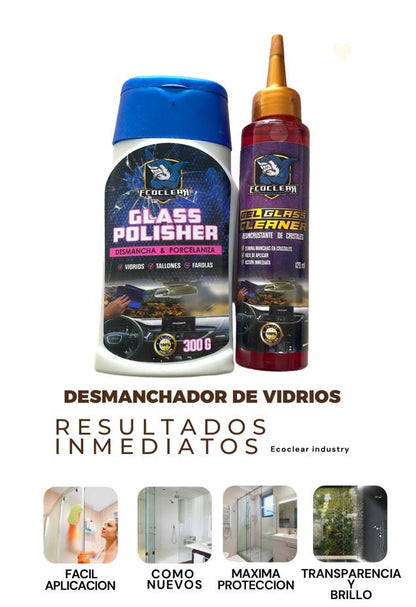 POTENTE DESMANCHADOR DE VIDRIOS + ENVÍO GRATIS